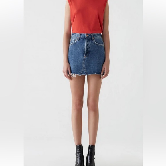 Agolde Dresses & Skirts - Agolde Quinn Denim Skirt 28 boho festival layered staple‎ westerncore flattering